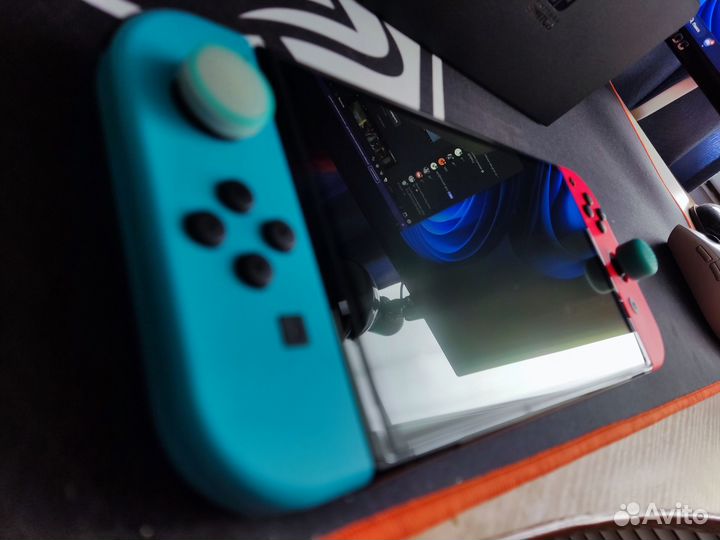 Nintendo switch oled 256гб прошитая набор