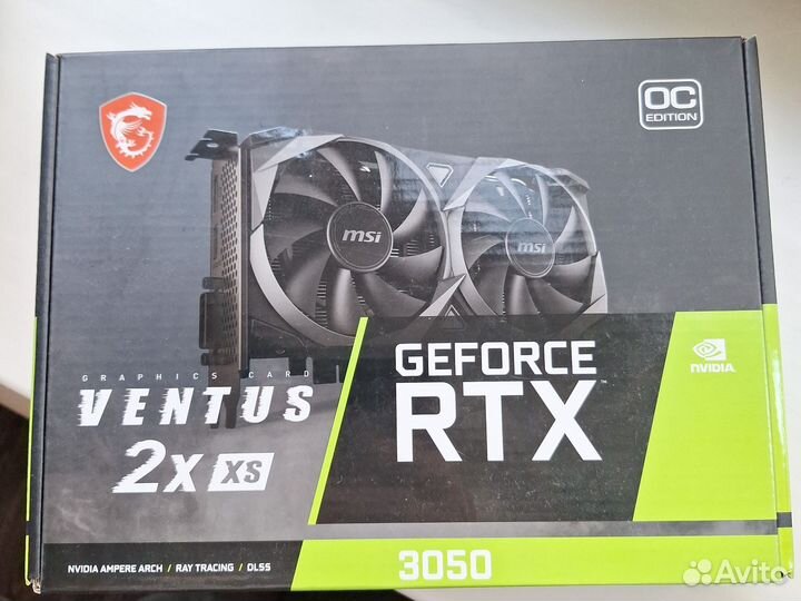 MSI GeForce RTX 3050 ventus 8G OC