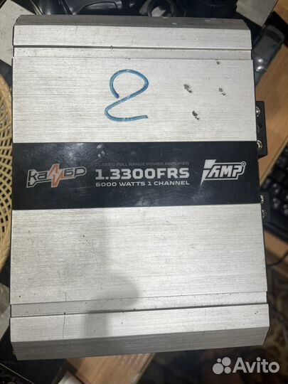 Сабвуфер и усилитель