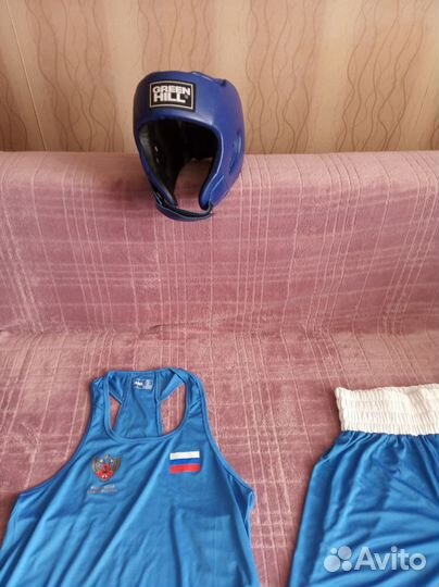 Боксерский шлем + clinch