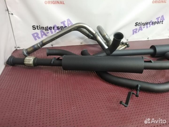 Выхлоп AMG Akrapovic Гранта седан Stinger Sport