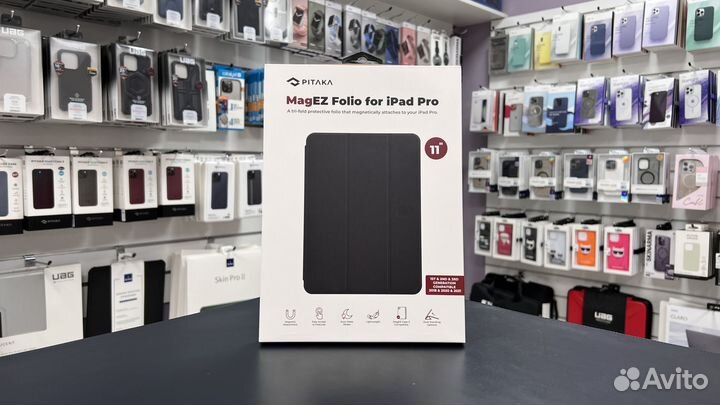 Чехол pitaka MagEZ Folio iPad Pro 11 Black/Grey