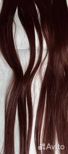 Волосы на заколках