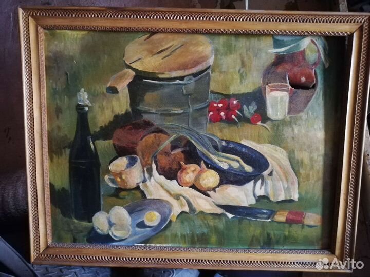 Картина маслом на холсте СССР