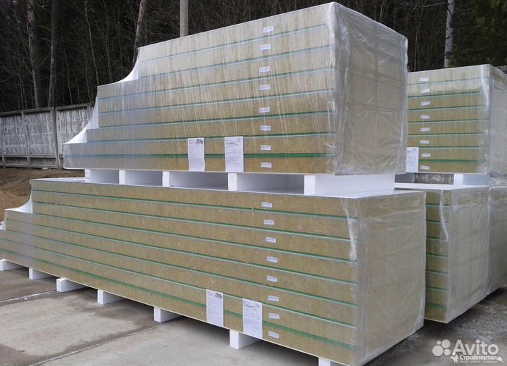 Сэндвич панели пир 150мм