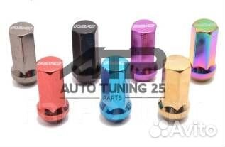 Гайки rays Hyper Steel M12x1.5 (Черный)