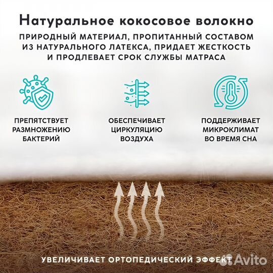 Матрас Топпер 80х200, 90х200, 140х200, 160х200