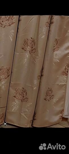 Штора в коттедж. Ширина 190(+2-4 )см. Высота 259см