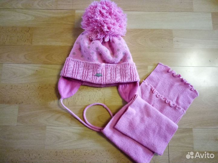 Комплект шапка, шарф