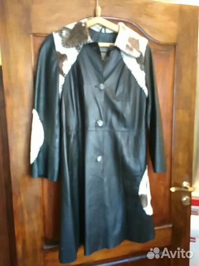 Плащ кожа