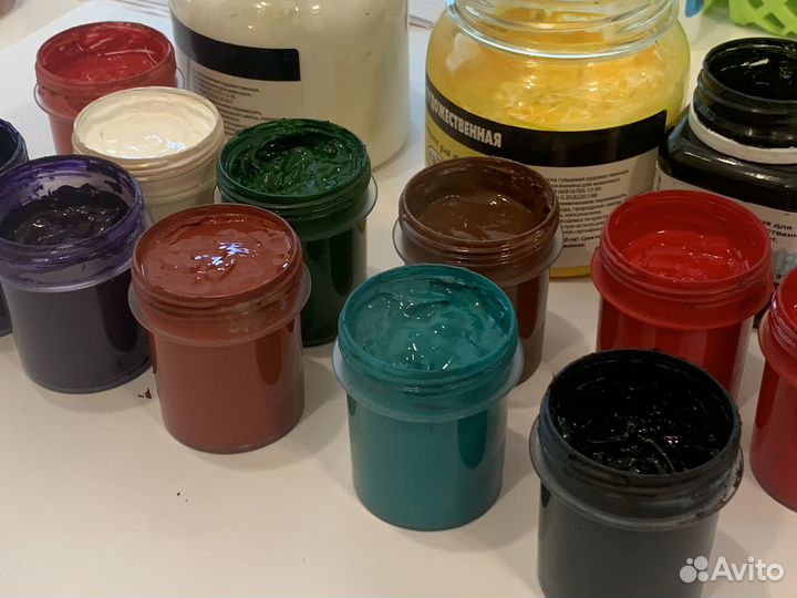 Гуашь художественная