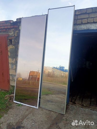 Двери для шкафа купе с зеркалом бу