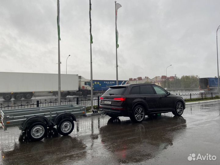 Прицеп двухосный 30.022.Офинкован.Есть запчасти