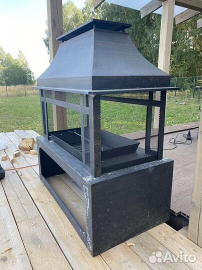 Уличный камин