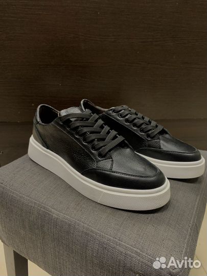 Кожаные кеды мужские 42