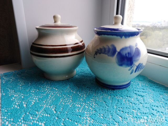 Горшочки, фляжки, пивная кружка, кружки