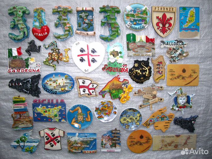 Магниты Магнит на Холодильник Карта Герб Флаг