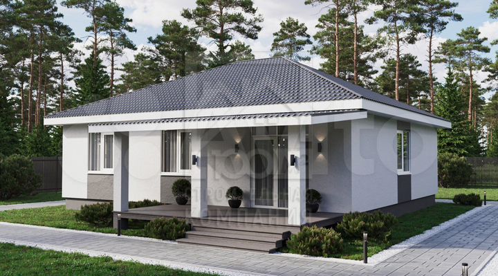 Коттедж 121 м² на участке 6,9 сот.