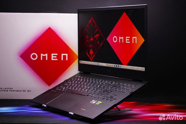 Топовый игровой HP Omen/ Ryzen 7/ RTX3070/ 144Hz