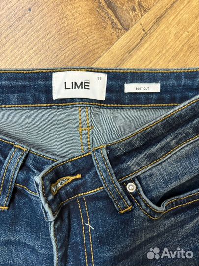 Джинсы lime 36 с разрезами