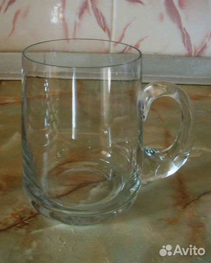 Кружка из стекла, пивная