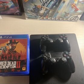 Sony playstation 4 slim 1tb с играми