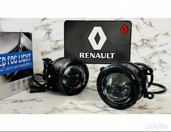 Лазерные противотуманки Renault 3 дюйма BI-LED