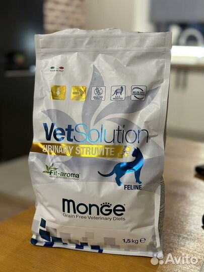 Корм для кошек monge urinary 1,5