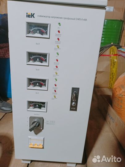 Стабилизатор напряжения 6 кВт, 380 Вольт