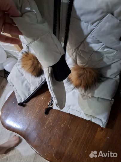 Пуховик 128 аnernuo пух. Очень теплый