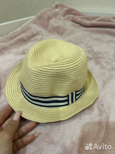 Соломенная шляпа детская