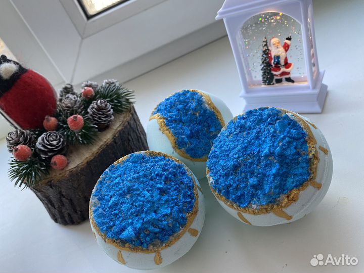 Бомбочки для ванны новогодние