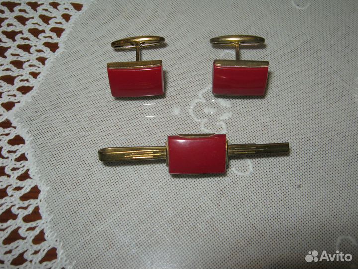 Запонки и заколки для галстука