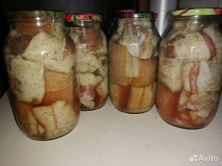 Сало соленое домашнее
