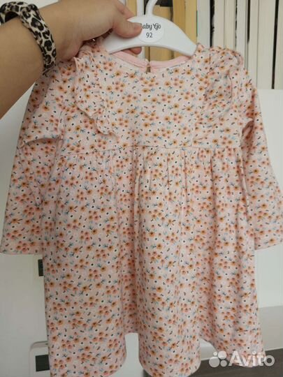 Летнее платье на девочку 92
