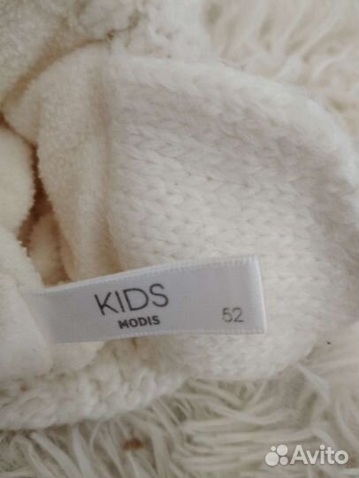 Шапка зимняя р.52 очень теплая, внутри флис