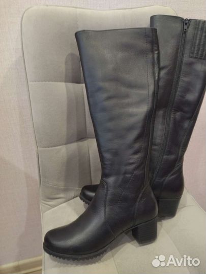 Сапоги димесезонные, натуральные, новые