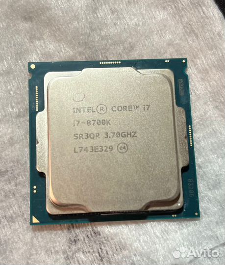 Процессор intel core i7 8700К