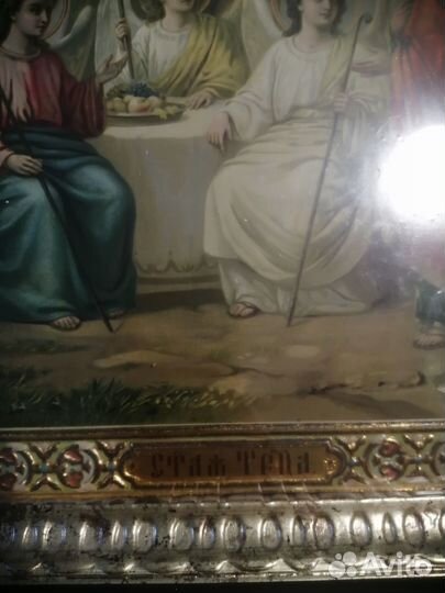 Старинная икона святая троица