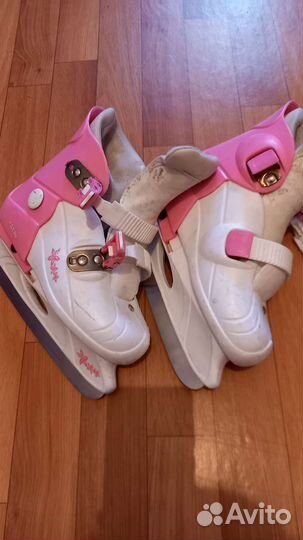 Коньки детские раздвижные,б/у