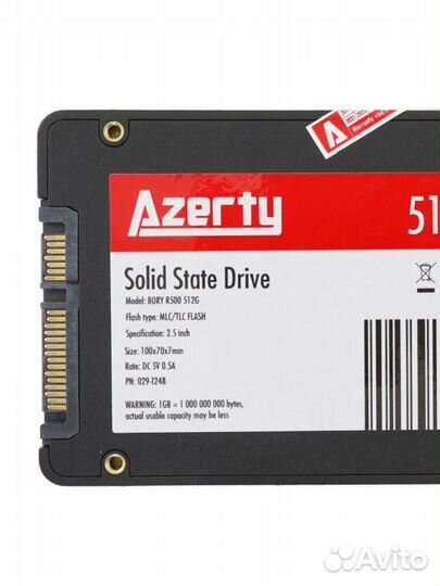 SSD диск Azerty Bory R500 512G