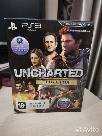 Трилогия игр PS3 Uncharted и другие игры
