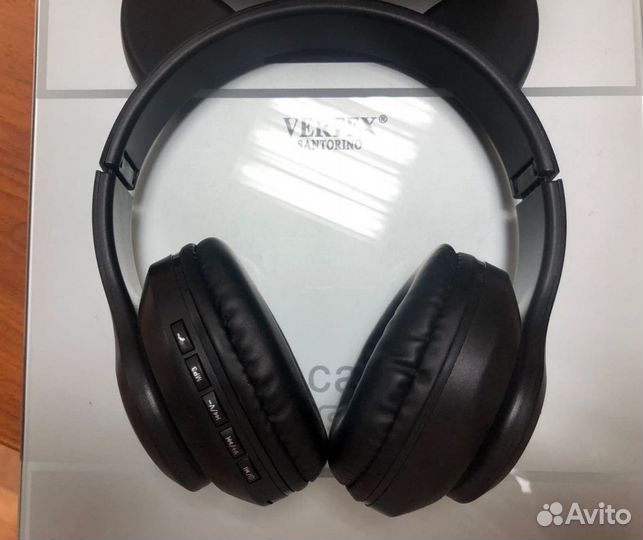 Беспроводные Блютуз наушники CAT STN-28 с Ушками