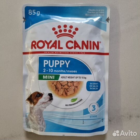 Корм влажный корм для щенков