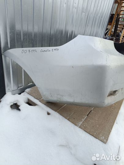 Бампер задний Toyota Corolla E150