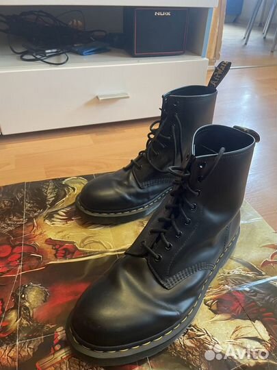 Dr. Martens 1460 Black Smooth ботинки мужские