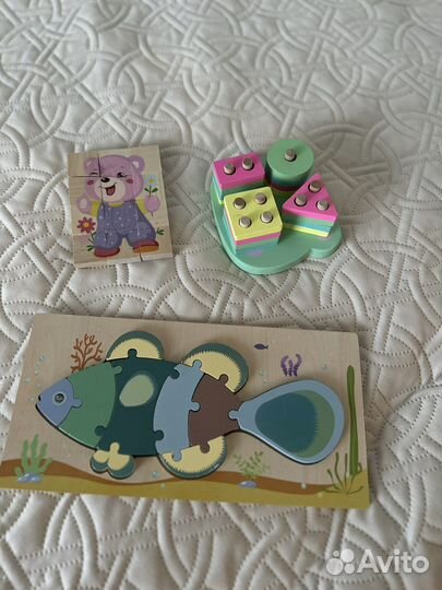 Деревянные игрушки для малышей