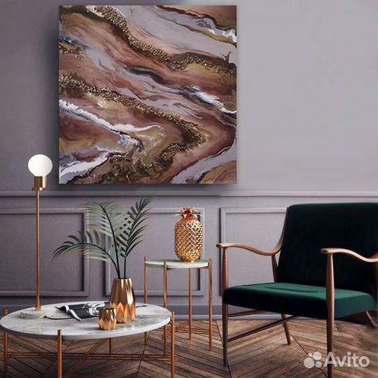 Картина интерьерная из эпоксидной смолы