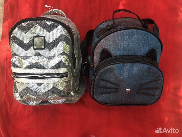 Рюкзак для девочки с пайетками