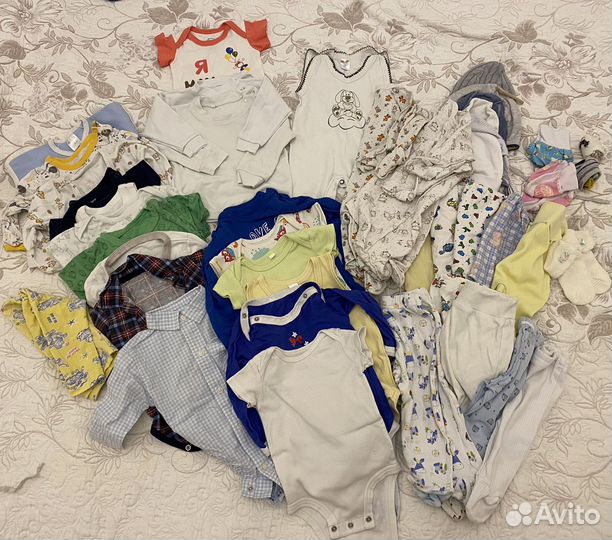 Большой пакет вещей для новорожденного